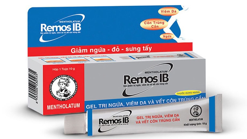 Thuốc bôi trị vết côn trùng cắn Mentholatum Remos IB