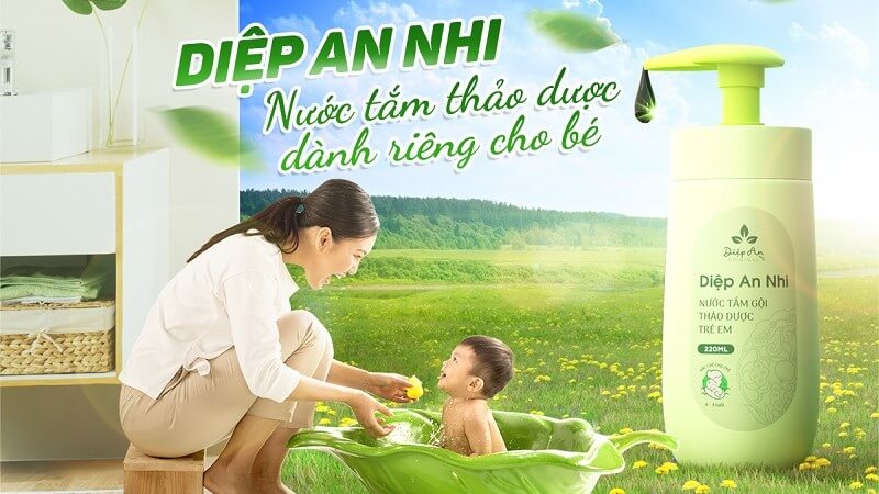 Nước tắm thảo dược Diệp An Nhi